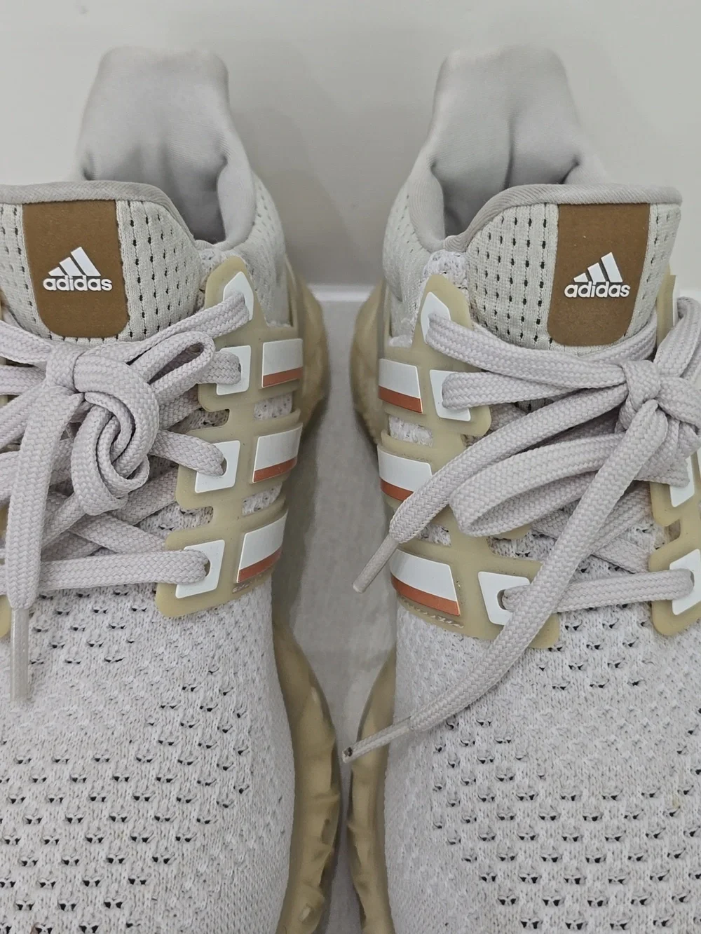adidas Light Gray White Copper Women's Sneakers Ultraboost DNA Web Size 8